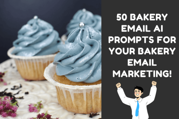 50 Bakery Email AI Prompts for your Bakery Email Marketing