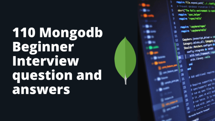 110 Mongodb Beginner Interview question and answers