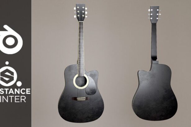 Creating a Guitar in Blender and Substance Painter