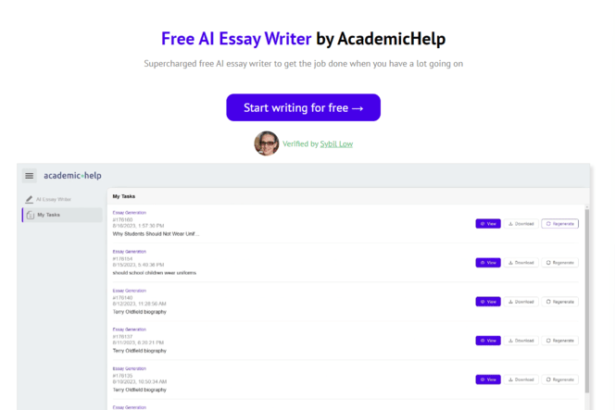 AcademicHelp Free Essay Generator