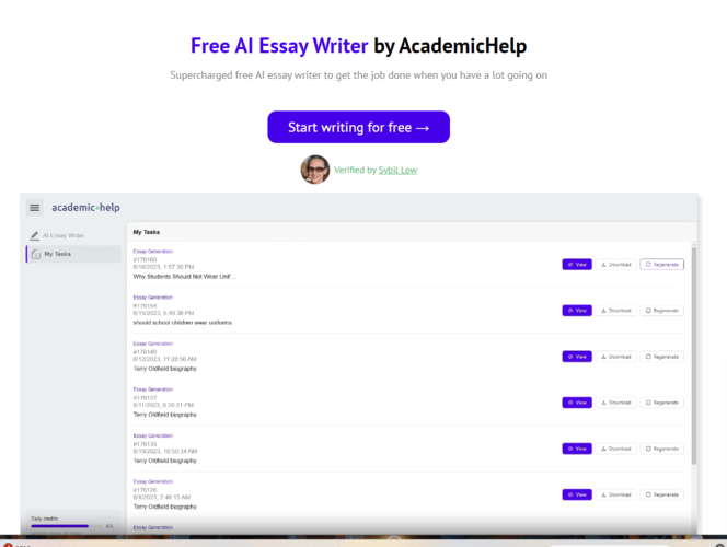 AcademicHelp Free Essay Generator