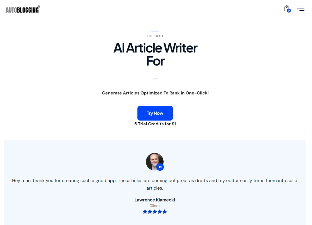 Autoblogging AI