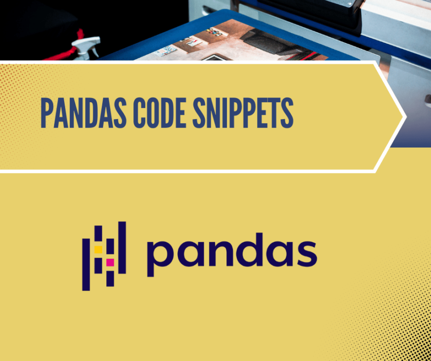 Pandas Code Snippets